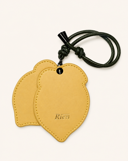 Mirrored Bag Charm - Lemon