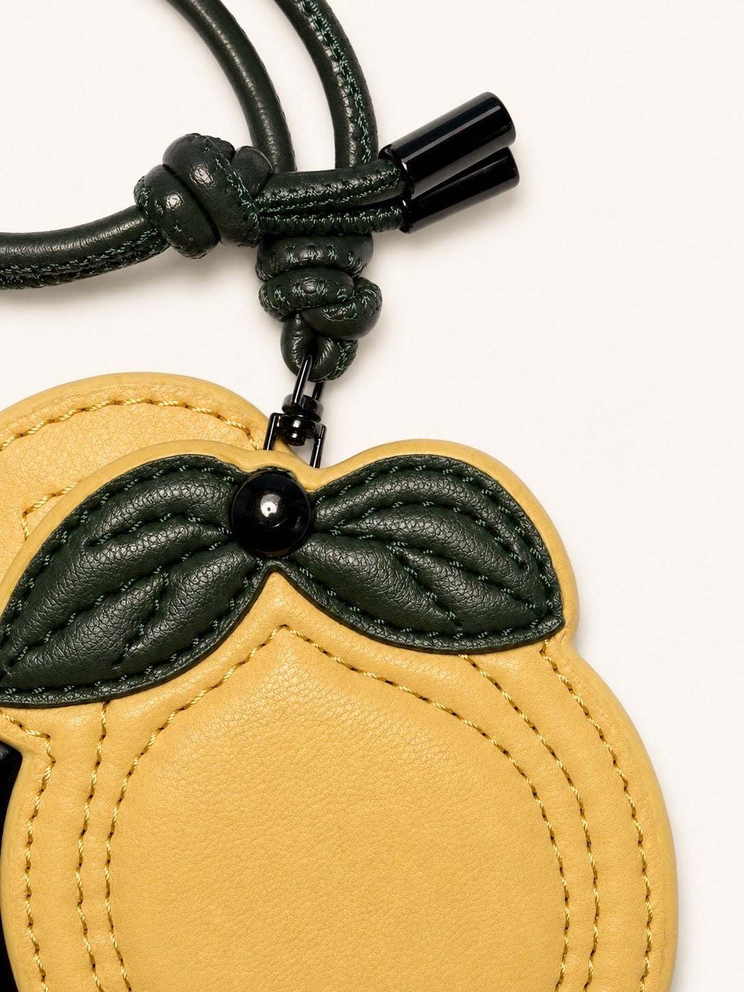 Mirrored Bag Charm - Lemon
